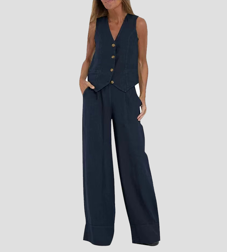 Ella | Ensemble Veste et Pantalon Ample (Presque épuisé)