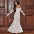 Robe maxi en dentelle confortable