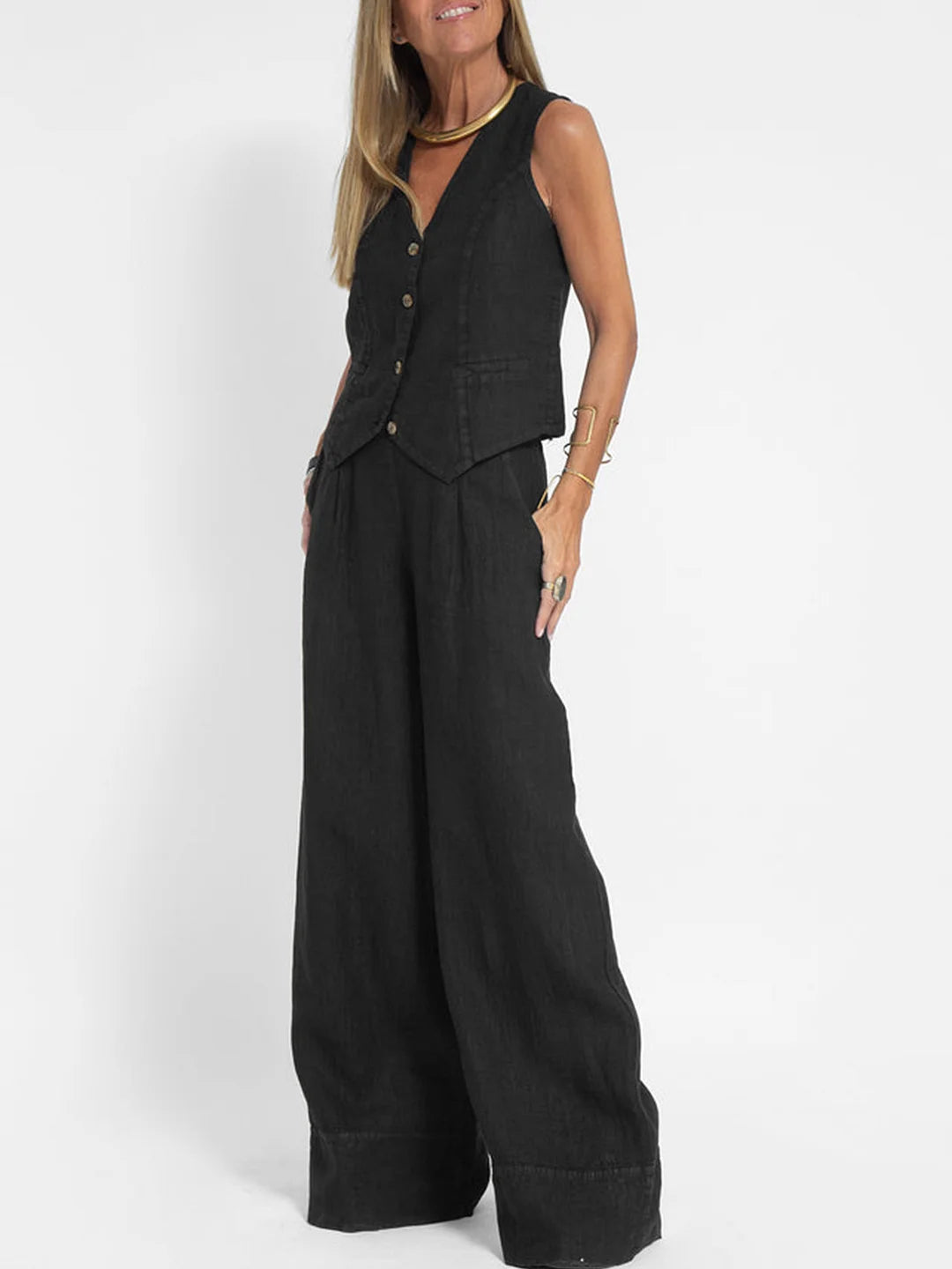 Ella | Ensemble Veste et Pantalon Ample (Presque épuisé)