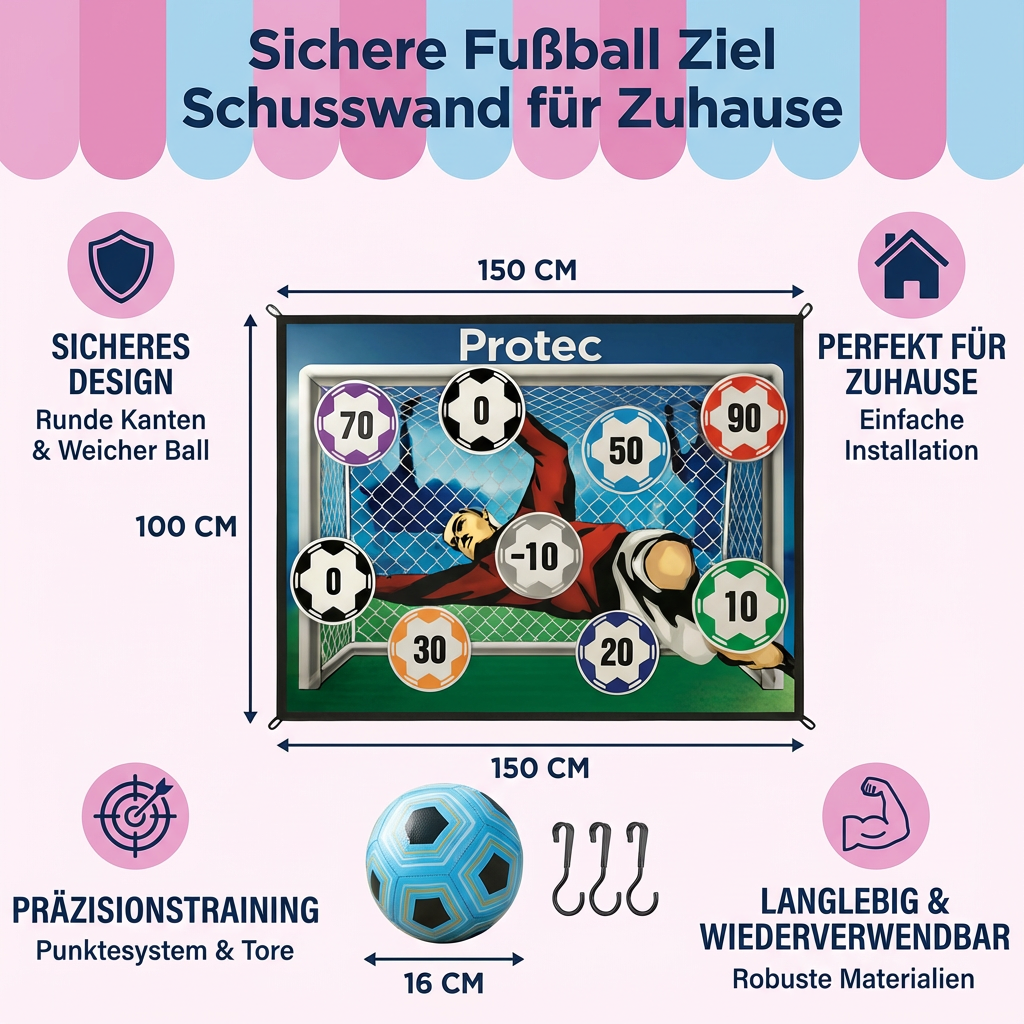 But de Football à Domicile Tirs Mur Sécurisé et Efficace