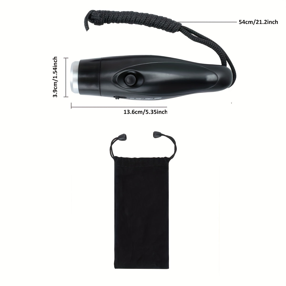 Sifflet Électronique Portable avec 3 Options de Tonalité – Léger et Pratique pour Entraîneurs et Arbitres