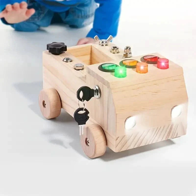 Tableau d'activités Montessori – Jouet d'apprentissage interactif pour enfants pour développer la motricité fine et les compétences cognitives