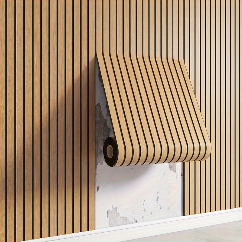 CleanWall - Panneaux Muraux 3D en PVC Autocollants Effet Bois avec Texture - Simple et Facile à Poser - Parfait pour Améliorer Votre Habitat