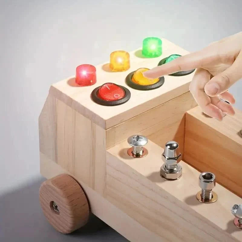 Tableau d'activités Montessori – Jouet d'apprentissage interactif pour enfants pour développer la motricité fine et les compétences cognitives