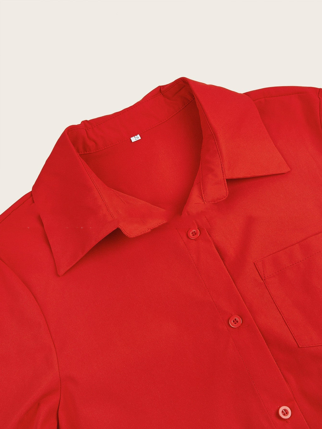 Robe-blouse A-Ligne pour Femmes avec Col Polo et Poches