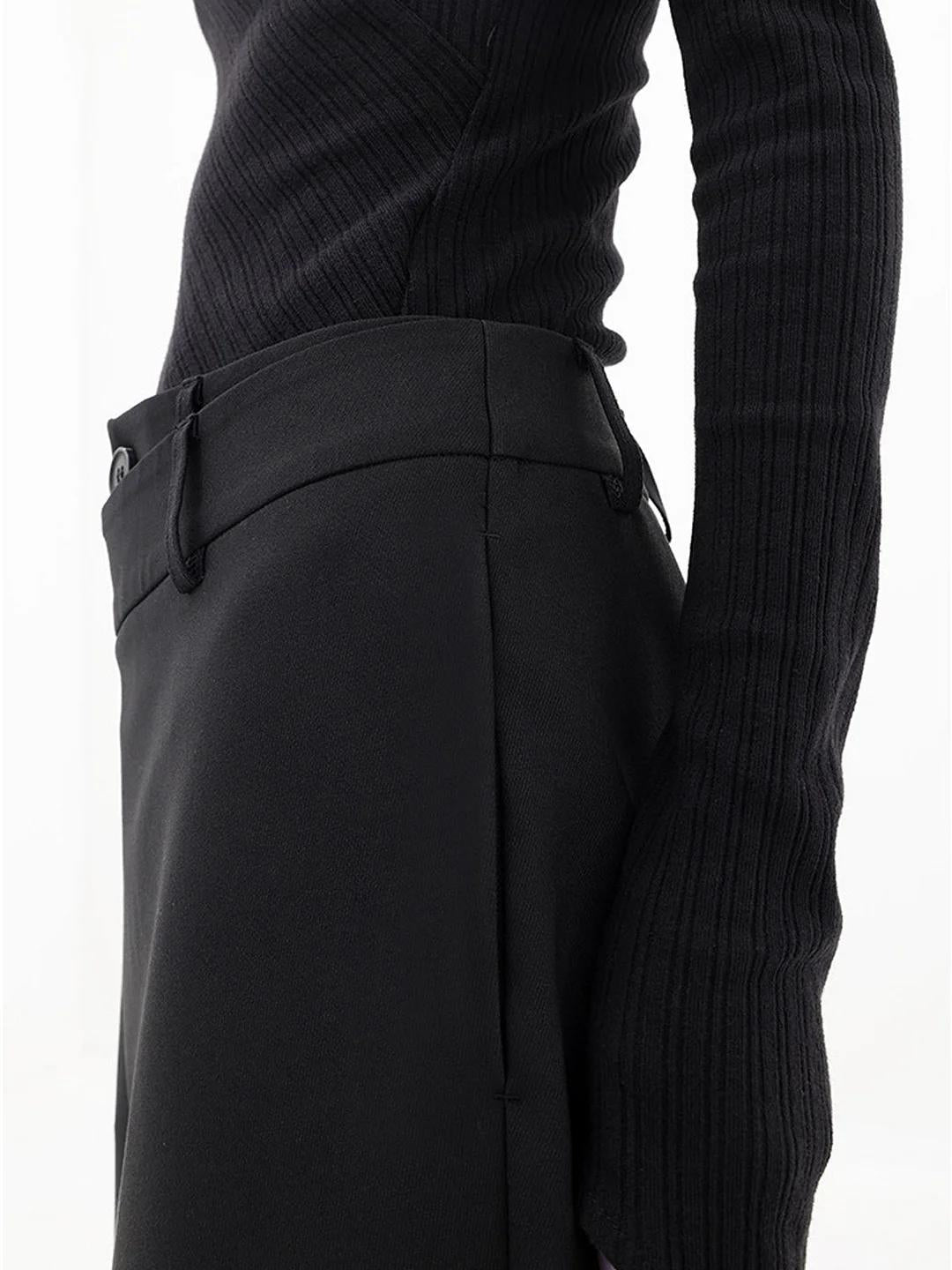 Pantalon Asymétrique pour Femmes avec Jambes Amples