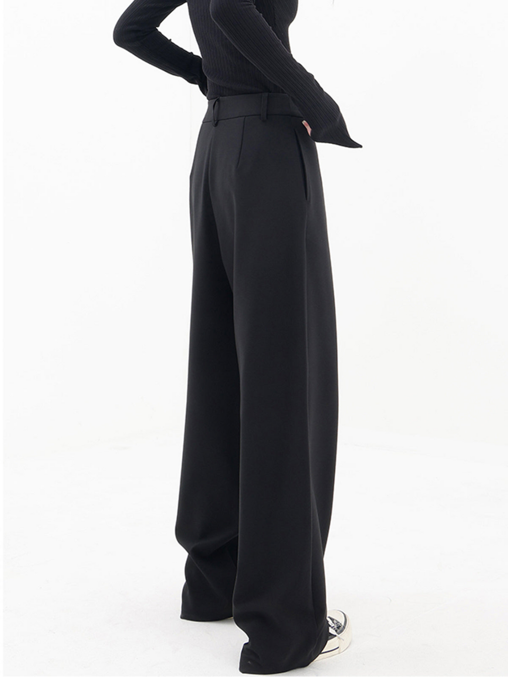 Pantalon Asymétrique pour Femmes avec Jambes Amples