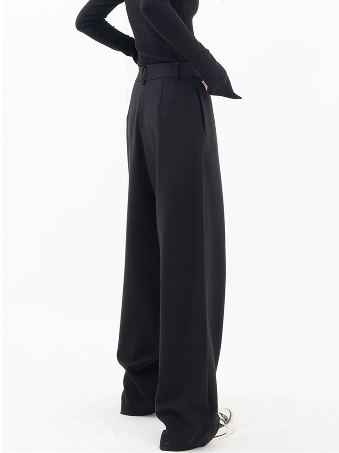 Pantalon Asymétrique pour Femmes avec Jambes Amples