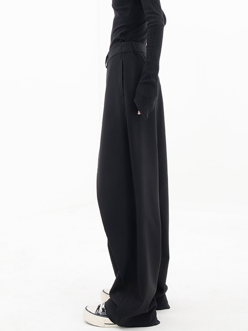 Pantalon Asymétrique pour Femmes avec Jambes Amples