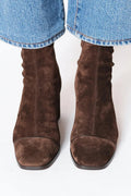 Bottines pour Femmes avec Talon Bloc et Bout Carré