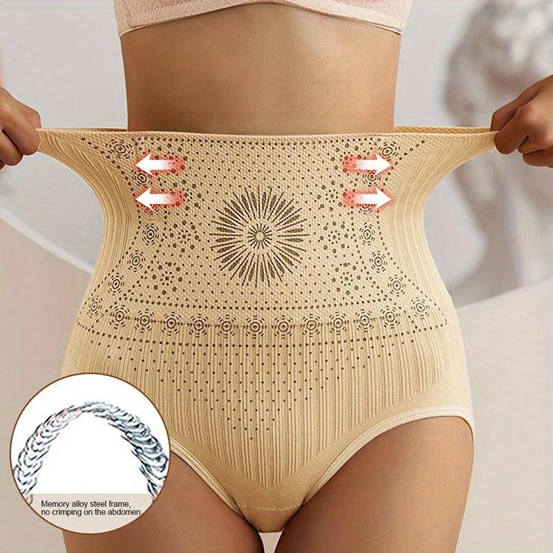 Slip Shapewear Taille Haute pour Femmes avec Panneau Ventral Rémodeleur
