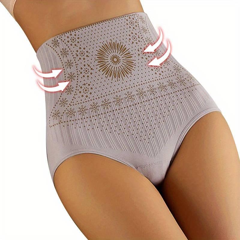 Slip Shapewear Taille Haute pour Femmes avec Panneau Ventral Rémodeleur