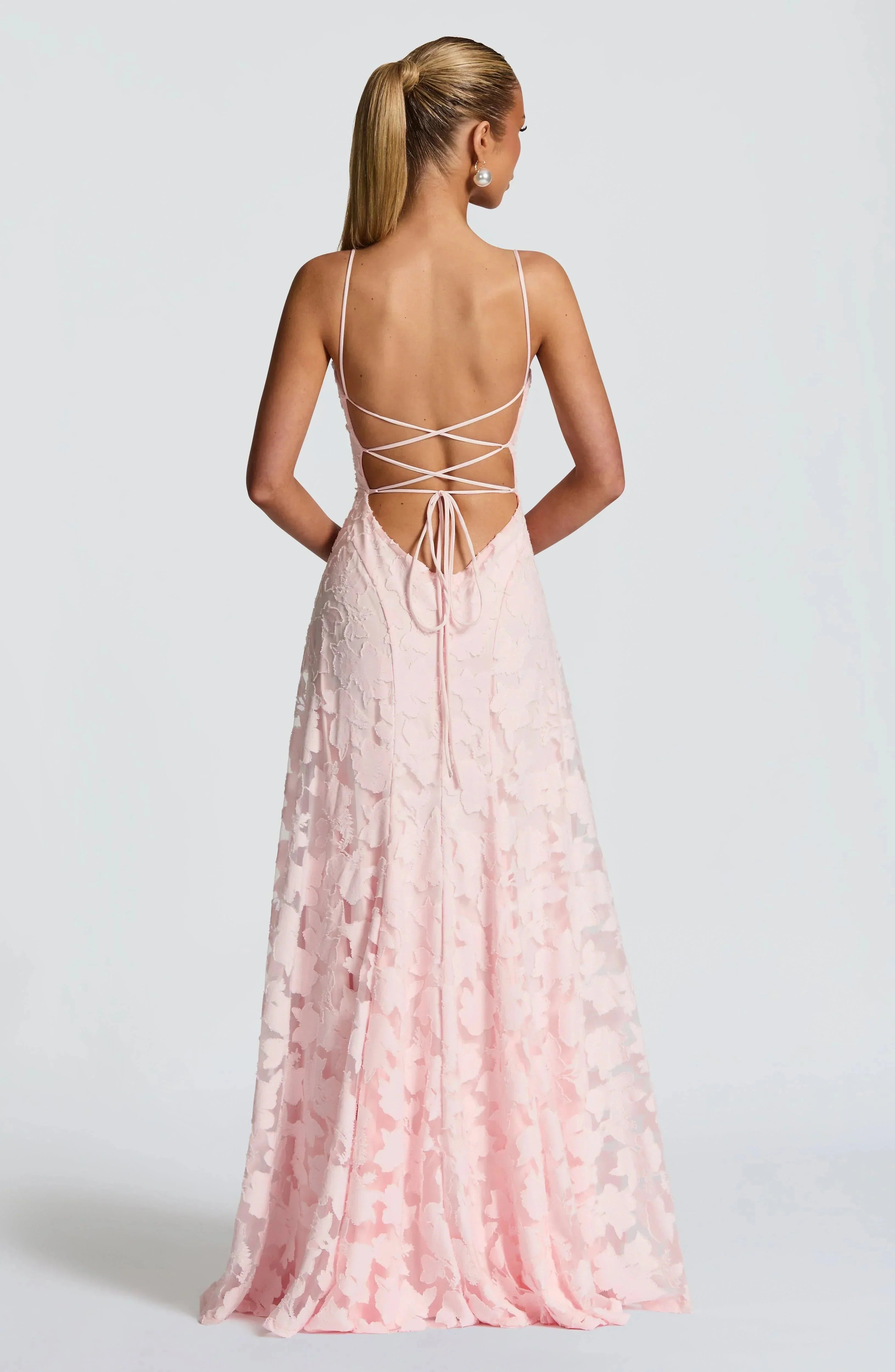 Robe Maxi Femme Sans Manches avec Col Cowl et Motif Floral