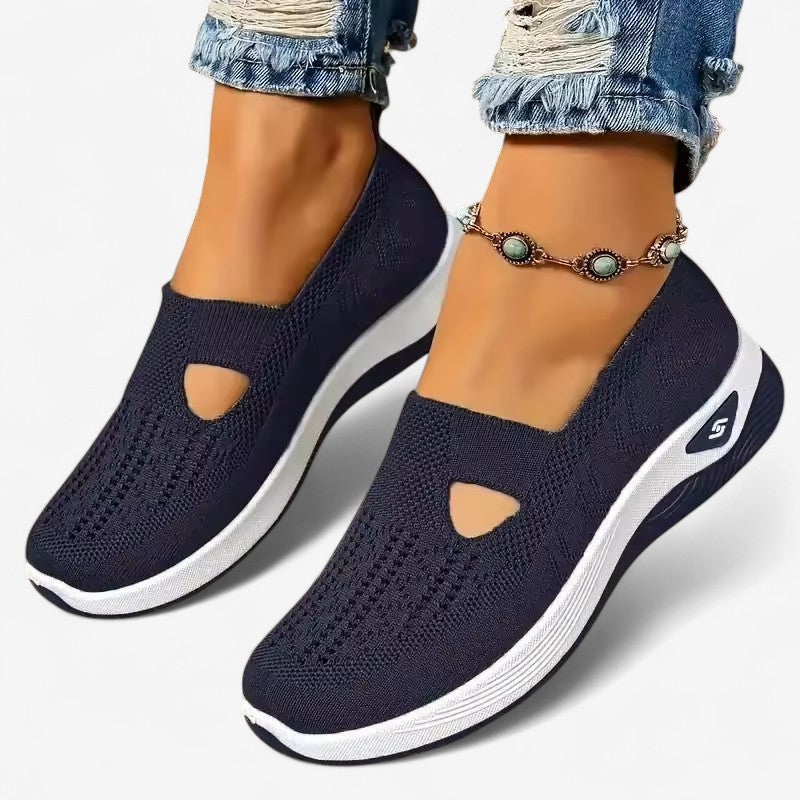 Baskets Slip-on pour Femmes avec Découpe et Semelle Profilée