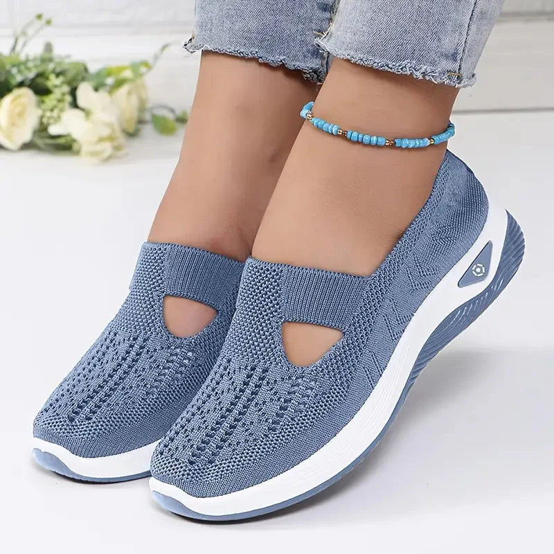 Baskets Slip-on pour Femmes avec Découpe et Semelle Profilée