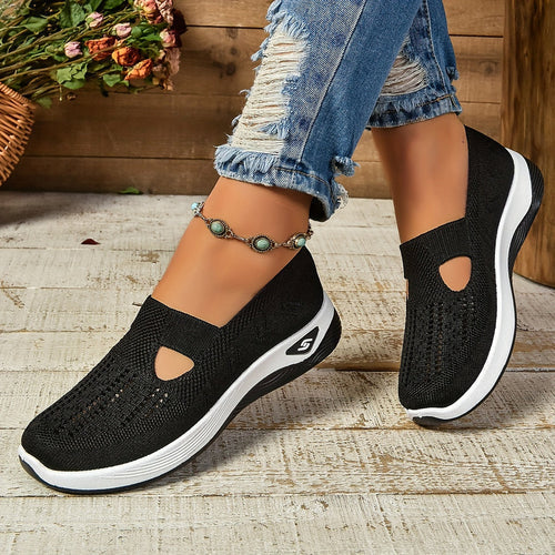 Baskets Slip-on pour Femmes avec Découpe et Semelle Profilée