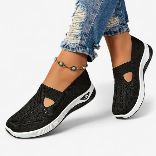 Baskets Slip-on pour Femmes avec Découpe et Semelle Profilée