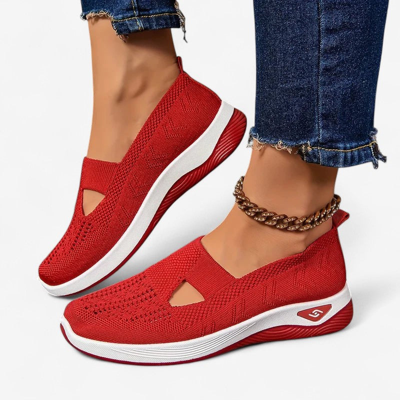 Baskets Slip-on pour Femmes avec Découpe et Semelle Profilée