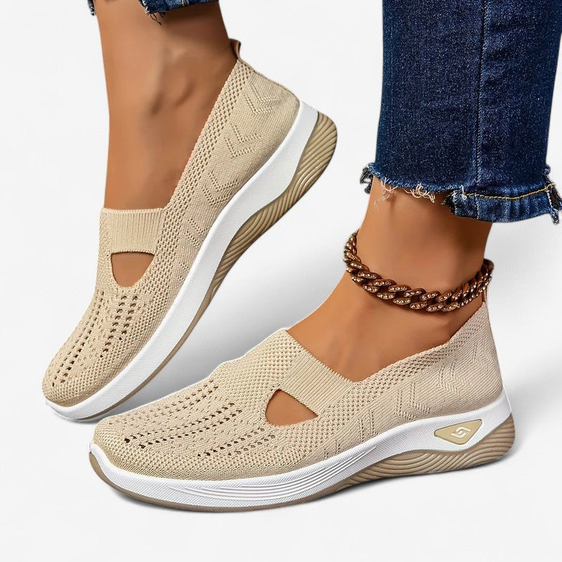 Baskets Slip-on pour Femmes avec Découpe et Semelle Profilée