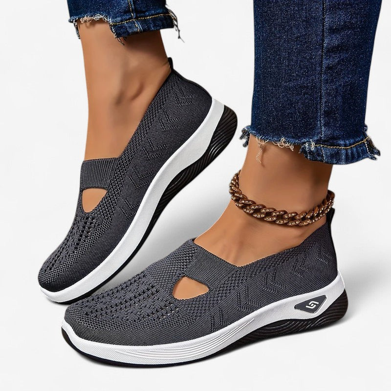 Baskets Slip-on pour Femmes avec Découpe et Semelle Profilée