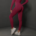 Legging de Sport pour Femmes Sans Couture Push-Up à Taille Haute