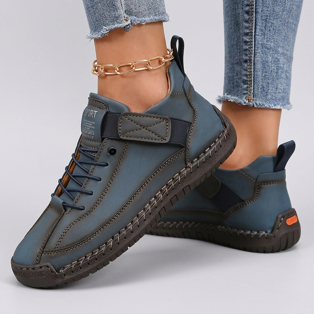 Baskets Orthopédiques Femme Chaussures Confortables de Marche Légères