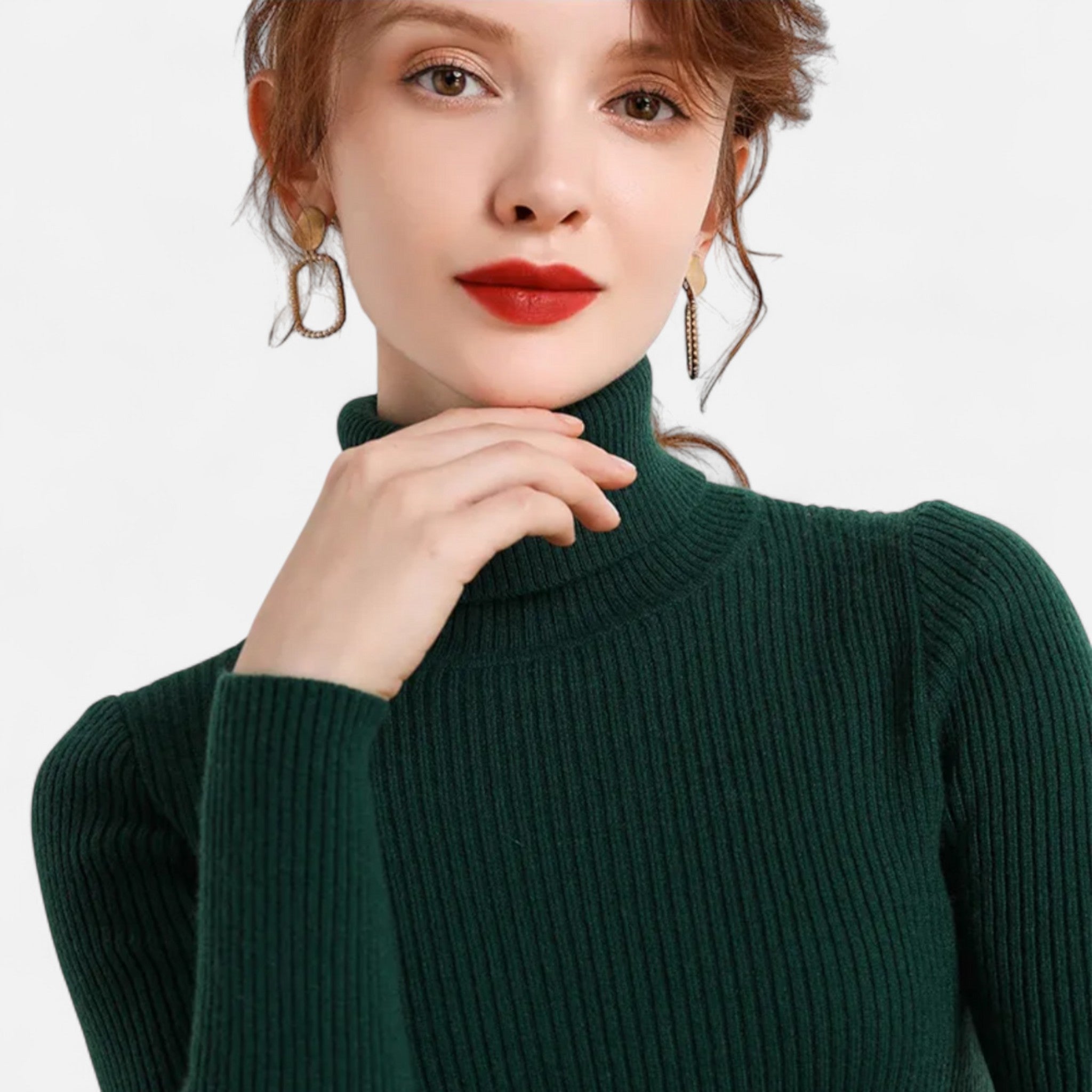 Eliaro Moda | Pull Col Montant Femme Élégance Intemporelle en Cachemire