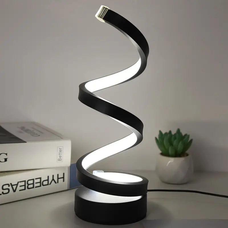 SPIRALUX – Lampe de table LED spirale au design moderne (Dimmable)