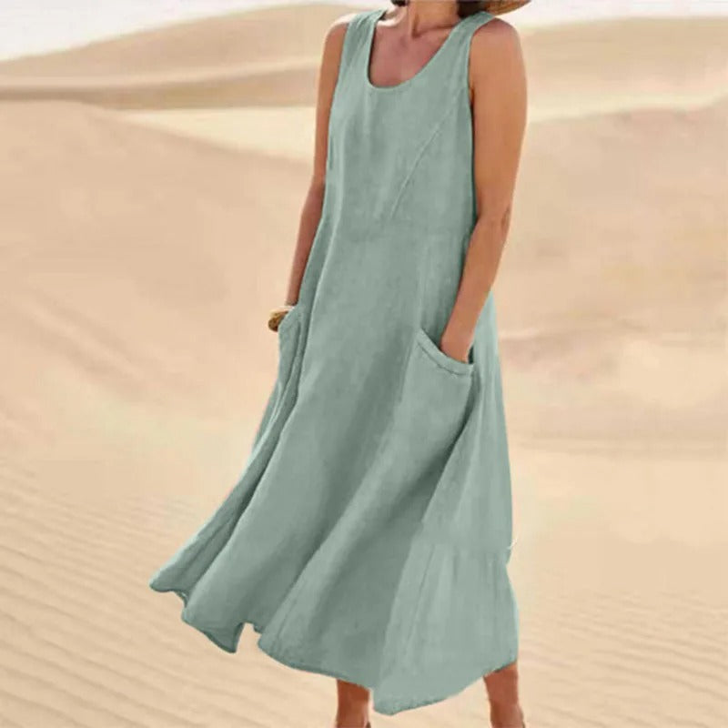Tina™ - Robe d'été en lin