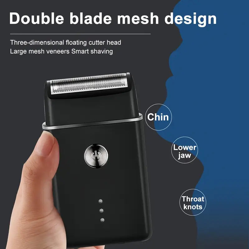GroomMaster - Set de Soins Professionnels pour Cheveux et Barbe pour Hommes en 3 Pièces, Tondeuses Sans Fil avec Écran LED, Rechargeable par USB