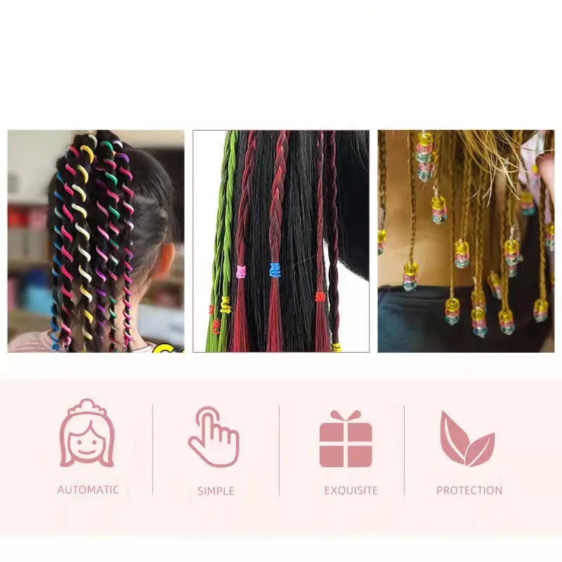 LuxuraBraid Tresseur Magique de Cheveux | Créez facilement de magnifiques tresses avec un look luxueux
