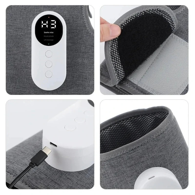 LegRelief Pro | Appareil de Massage des Jambes et Mollets Rechargeable sans Fil avec Compression d'Air