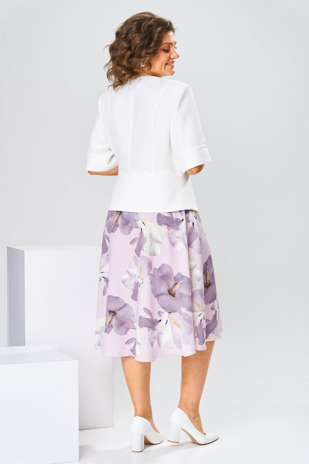 Marjorie | robe de qualité en mélange de coton et soie