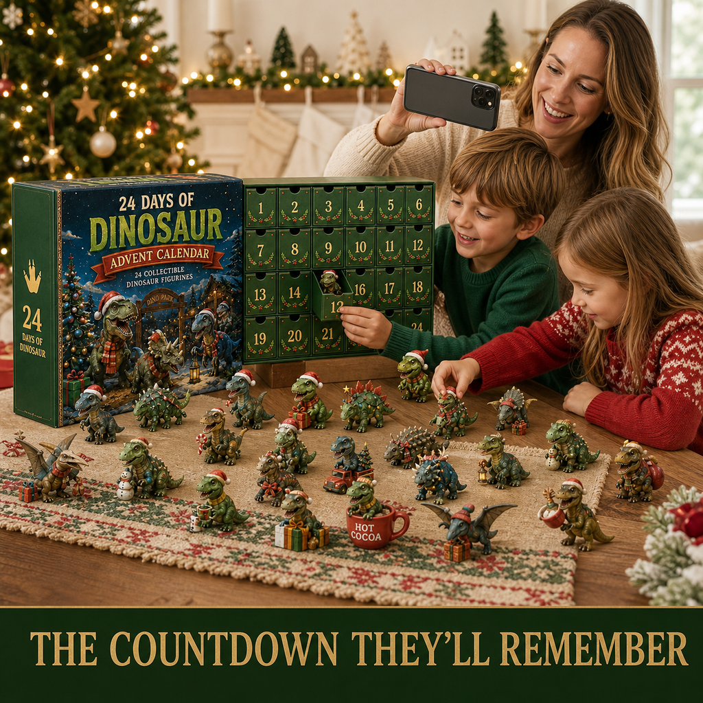 Calendrier de l'Avent Dinosaure – 24 Jours, 24 Figurines à Collectionner