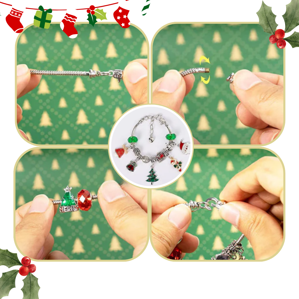 Calendrier de l'Avent DIY 2026 pour Filles – Ensemble de Bijoux et de Bracelets