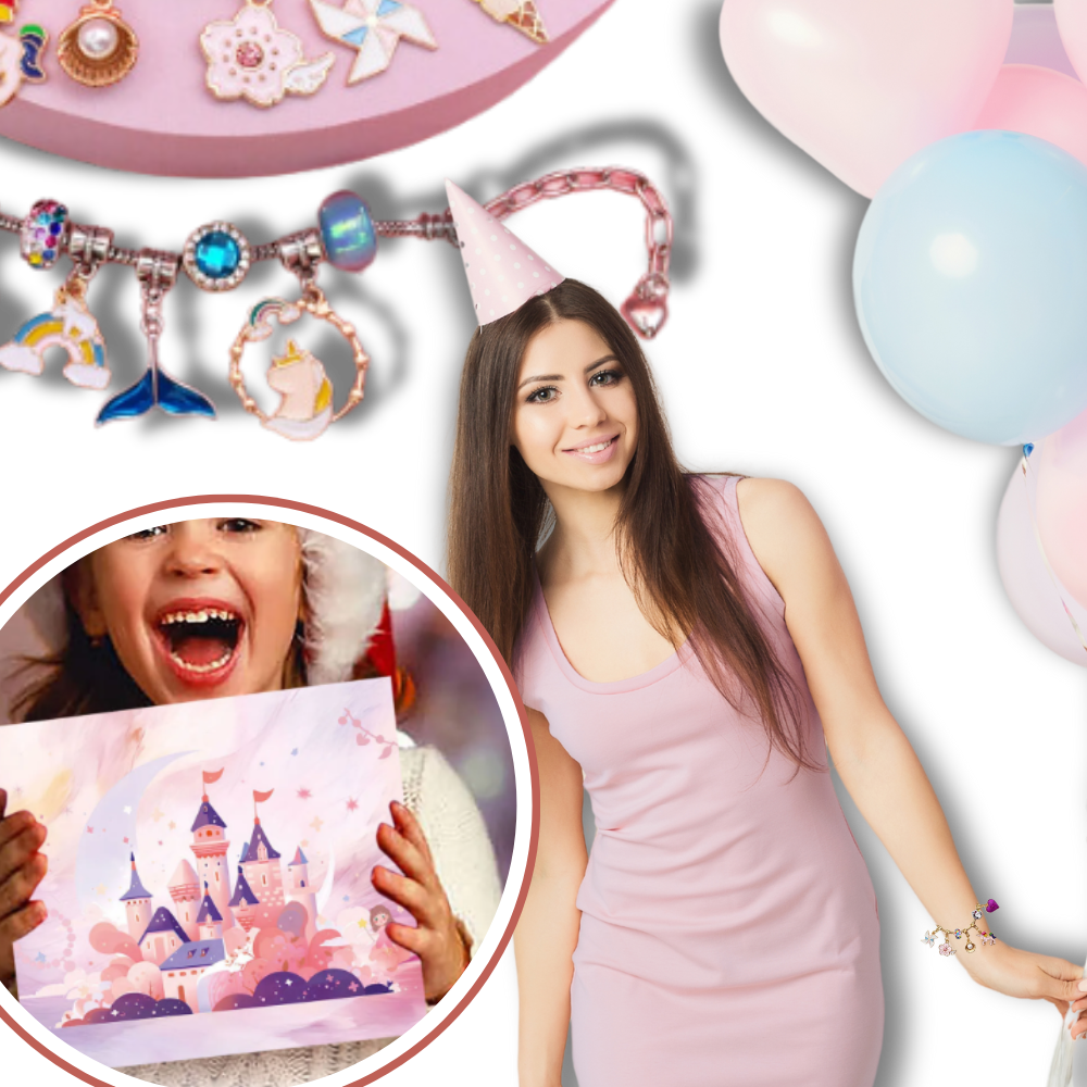 Calendrier de l'Avent DIY 2026 pour Filles – Ensemble de Bijoux et Bracelets