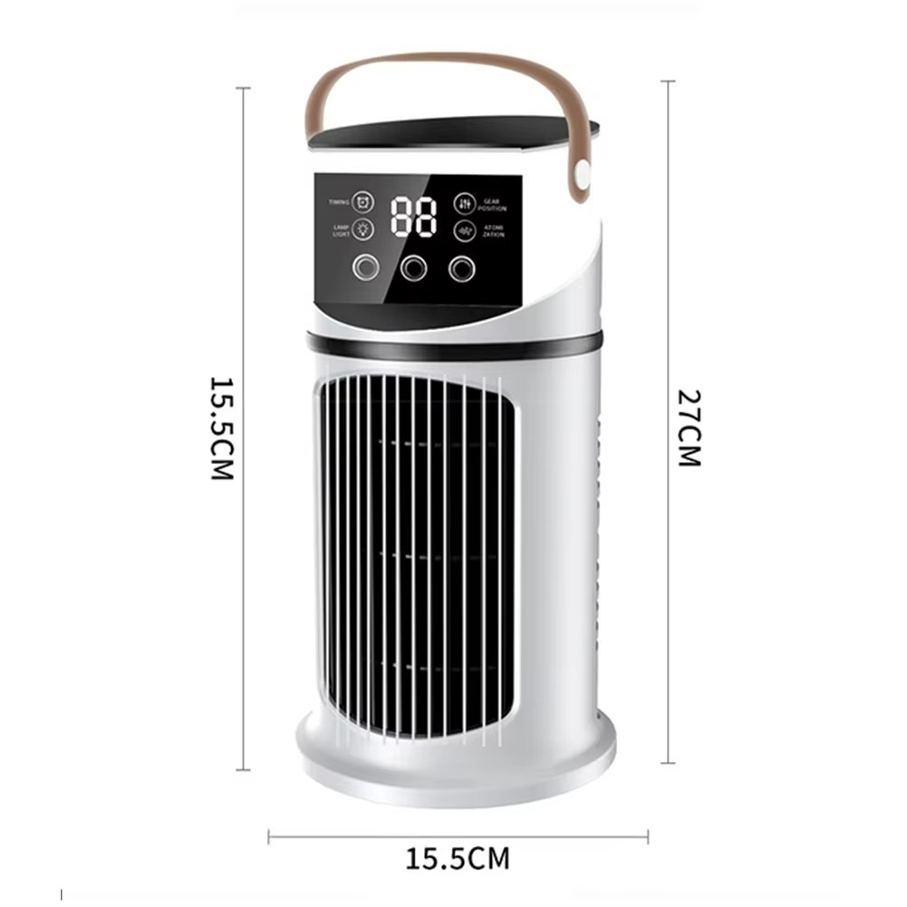 ClimaÉlan AirCooler | Ventilateur brumisateur 3-en-1 avec humidificateur et lumière d'ambiance LED
