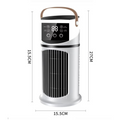 ClimaÉlan AirCooler | Ventilateur brumisateur 3-en-1 avec humidificateur et lumière d'ambiance LED