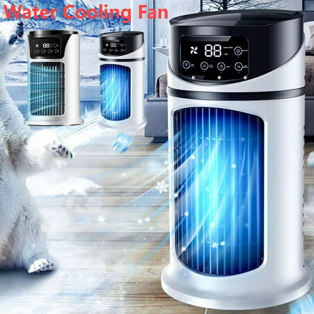 ClimaÉlan AirCooler | Ventilateur brumisateur 3-en-1 avec humidificateur et lumière d'ambiance LED