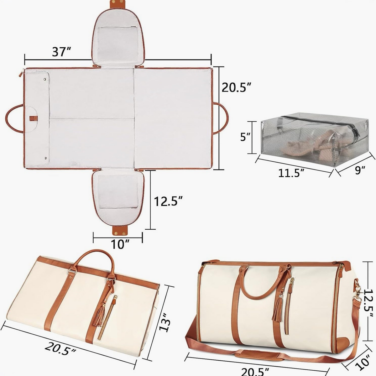 FlexiFold Bag | Sac à vêtements pliable imperméable