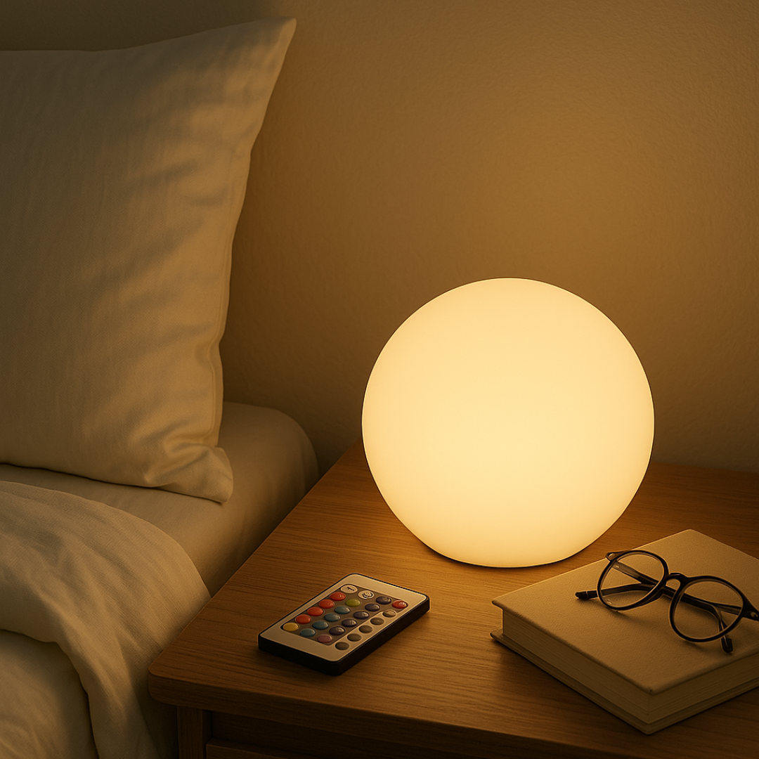 Lampe de Table LED Sans Fil Colorée avec Télécommande