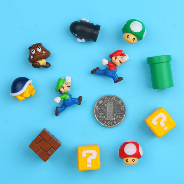 MarioMagnet – Aimants de Réfrigérateur Joyeux pour les Fans de Super Mario - Décoration de Cuisine