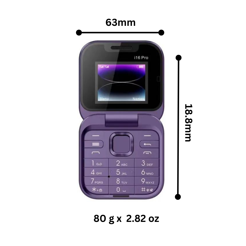 Téléphone Pliable Dual Sim Petit