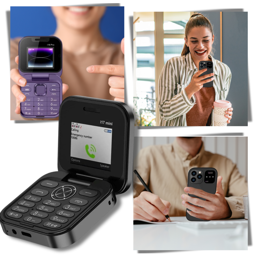 Téléphone Pliable Dual Sim Petit