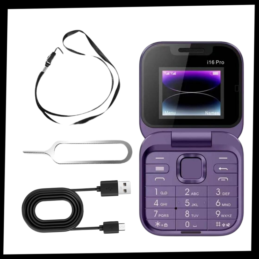 Téléphone Pliable Dual Sim Petit