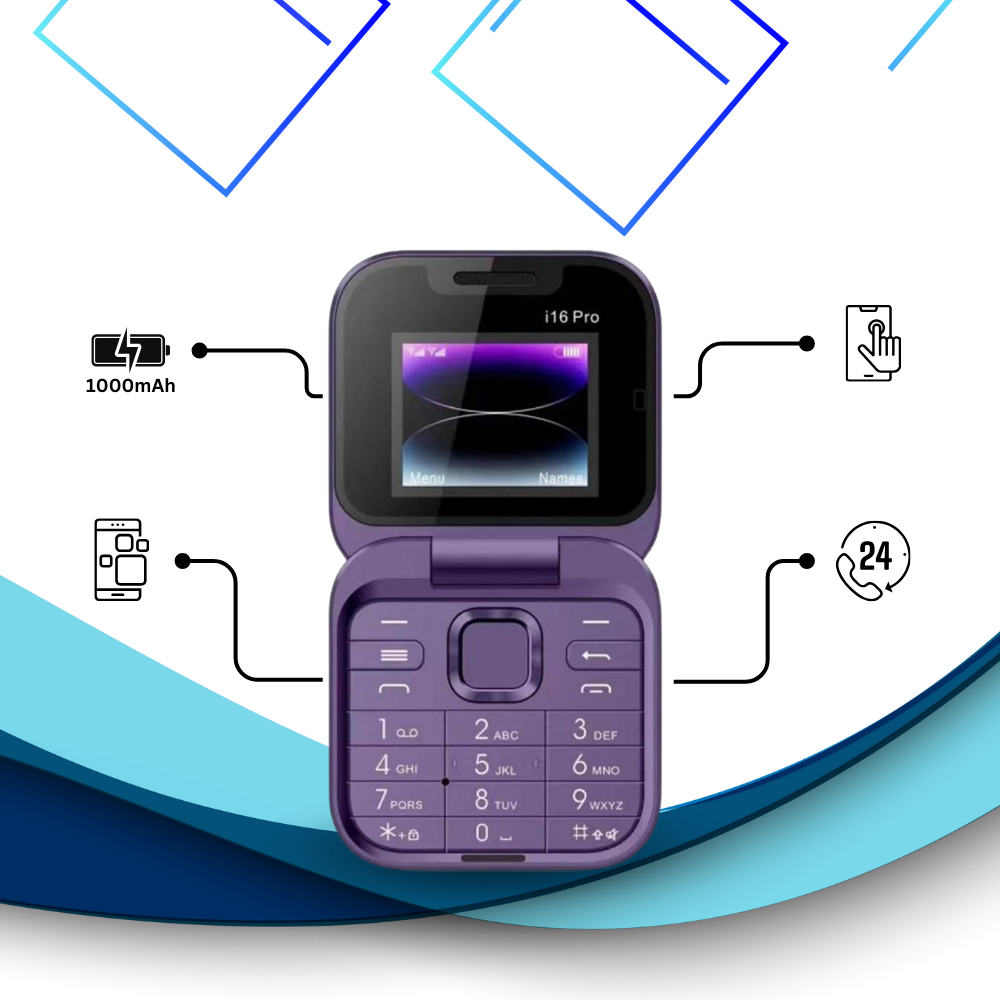 Téléphone Pliable Dual Sim Petit