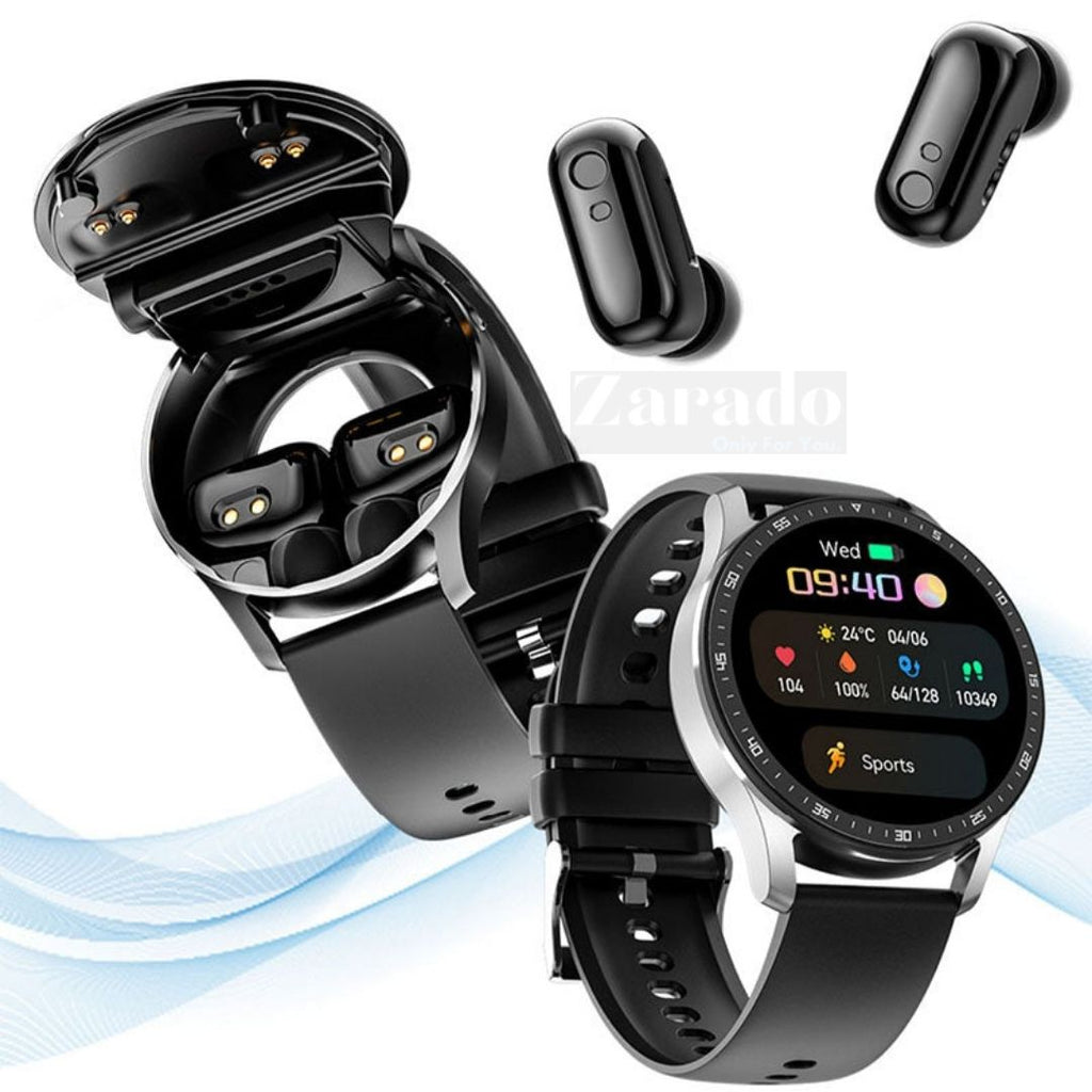 DuoSyncWatch | Montre Intelligente avec Écouteurs Sans Fil