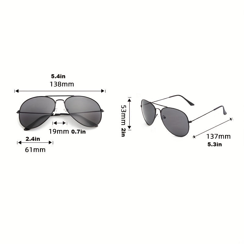 Echoarch | Lunettes de soleil Aviateur Classiques avec Monture Dorée pour Femmes