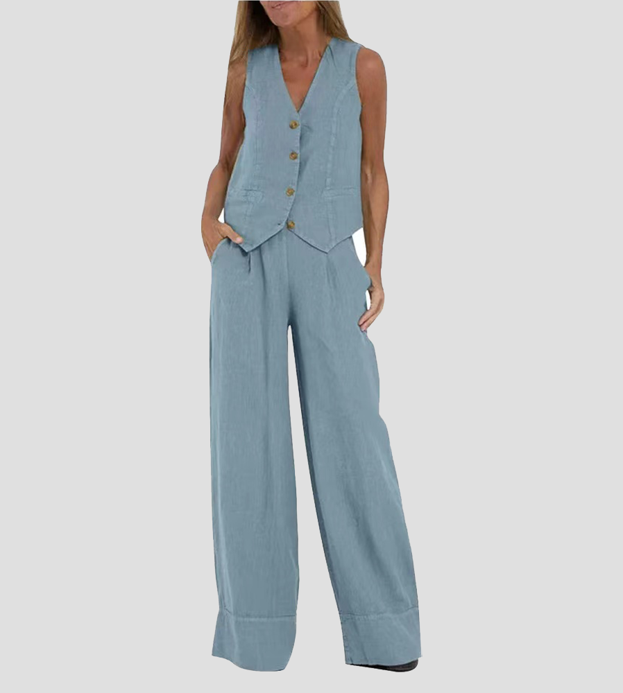 Ella | Ensemble Veste et Pantalon Ample (Presque épuisé)