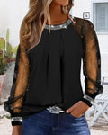 Jacky | Top en Maille Paillettes Tendance